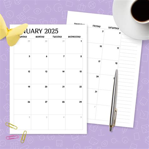 Month Calendar .